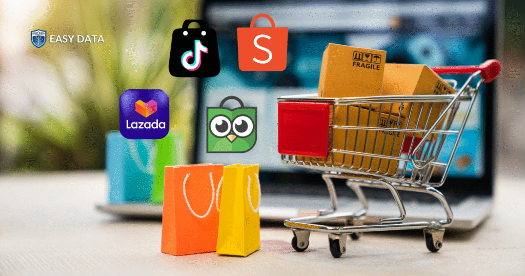 Major regional ecommerce platforms in Southeast Asia