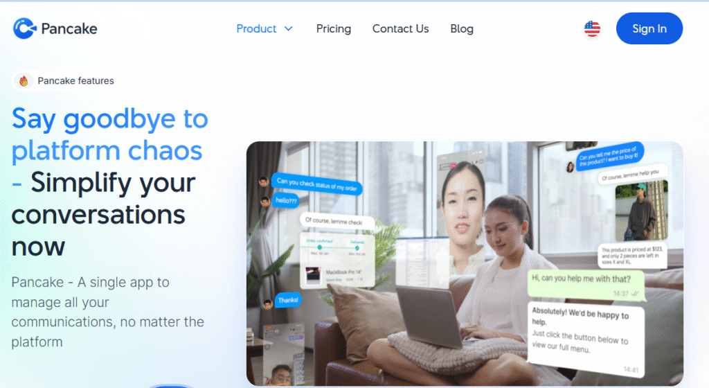 Pancake (AI Tool For Ecommerce)