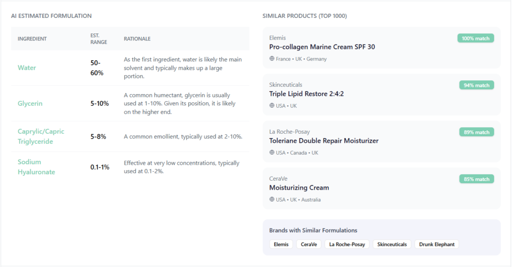 Demo INCI List Scanner of Gravel AI